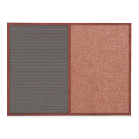United Visual Products Slim Style Indoor Enclosed Corkboard, 48 UVRDS48SBH-GOLD-SURF